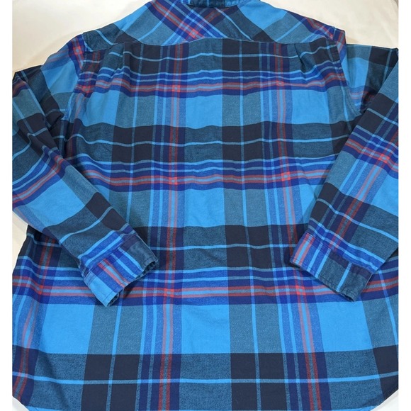 Men's Burton Flannel Shirt Sz XL Multicolor Plaid Button Shirt (U11) - Picture 7 of 7